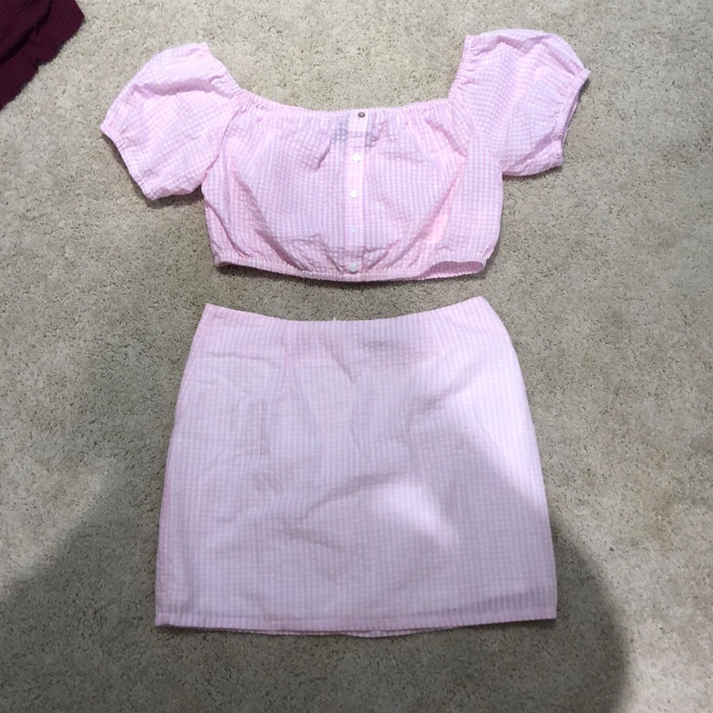 MINKPINK gingham skirt